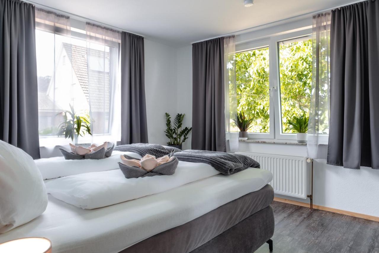 Ferienwohnung Am Elbstrom シュターデ エクステリア 写真