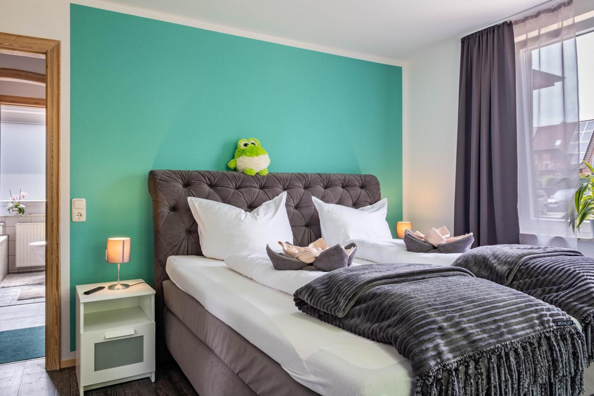 Ferienwohnung Am Elbstrom シュターデ エクステリア 写真